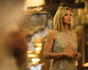 Kristin Lehman upskirt - Altered Carbon s01e10 (2018)