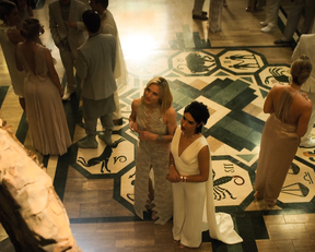 Kristin Lehman upskirt - Altered Carbon s01e10 (2018)