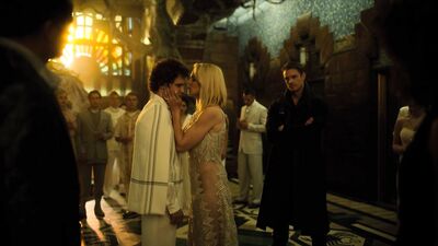 Kristin Lehman upskirt - Altered Carbon s01e10 (2018)