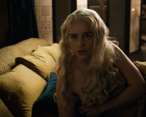 Meena Rayann, Emilia Clarke – Game Of Thrones s05e01 (2015)