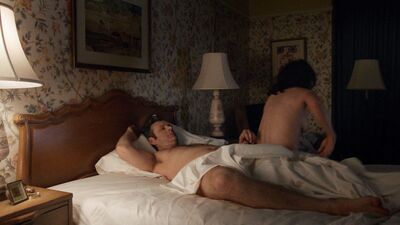 Lizzy Caplan topless – Masters of Sex s03e05 (2015)