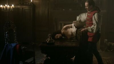 Caitriona Balfe naked – Outlander s01e08 (2014)