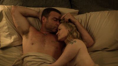 Paula Malcomson topless - Ray Donovan s05e05 (2017)