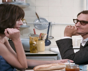 Stacy Martin sex scenes from - Le Redoutable (2017)