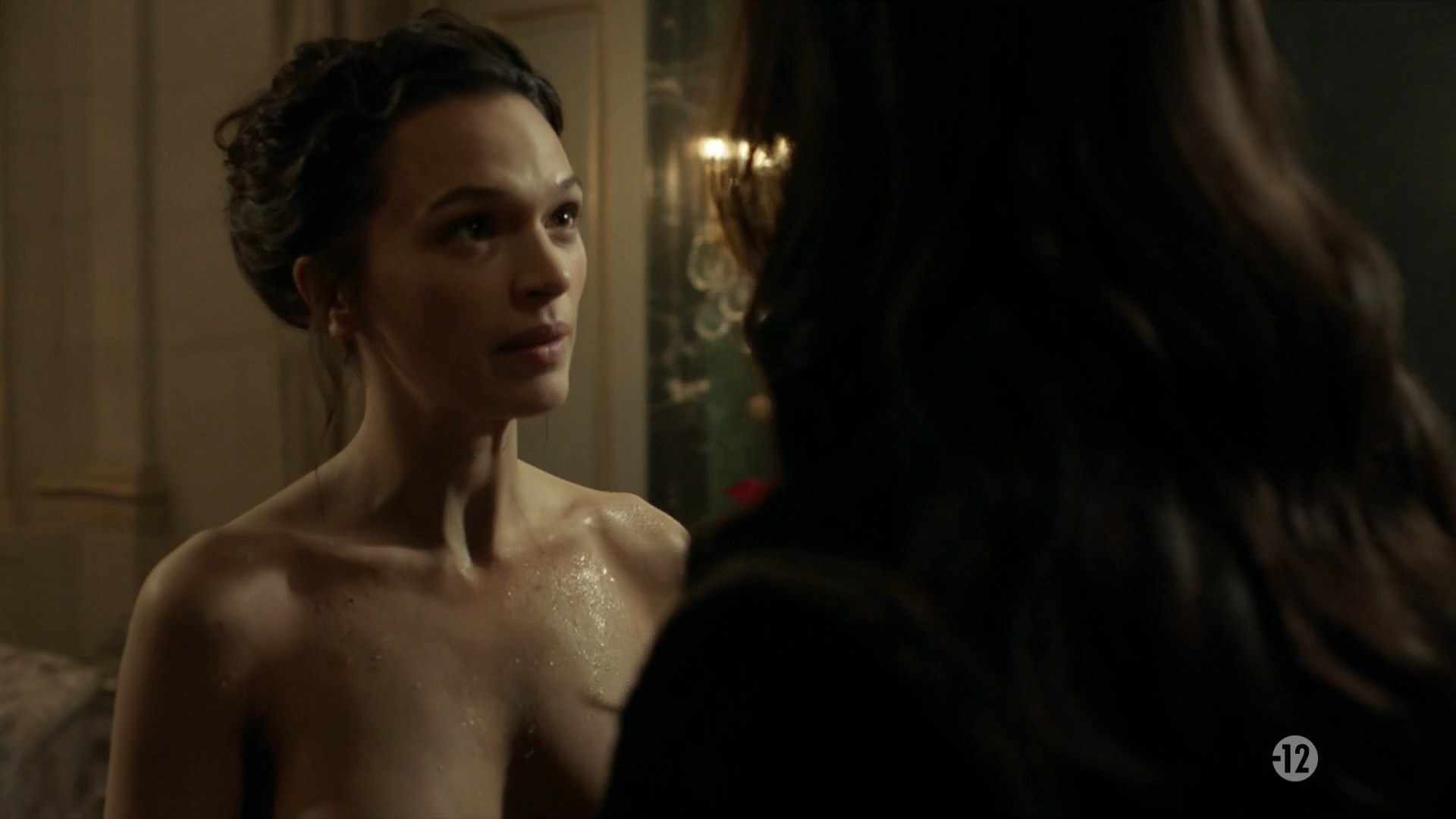 Sexy anna brewster topless scene from versailles