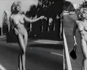 Madonna nude - Hitchhiking