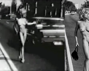 Madonna nude - Hitchhiking