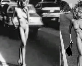 Madonna nude - Hitchhiking