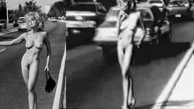 Madonna nude - Hitchhiking