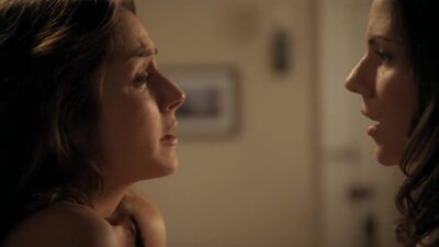 Anna Silk, Erin Karpluk sex scene - Being Erica
