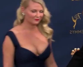 Kirsten Dunst On Emmy Red Carpet