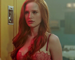 Madelaine Petsch topless - Riverdale