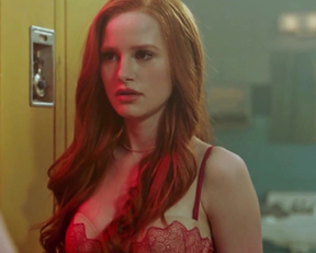 Madelaine Petsch topless - Riverdale