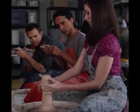 Alison Brie nude - Pseudo-handjob