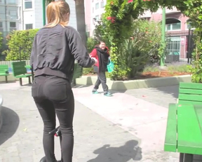 Simone Giertz On A Segway