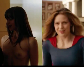 Melissa Benoist - Clothed Vs. Unclothed - Film nackt