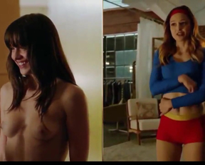 Melissa Benoist - Clothed Vs. Unclothed - Film nackt