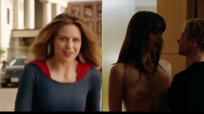 Melissa Benoist - Clothed Vs. Unclothed - Film nackt