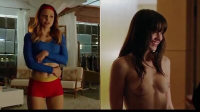 Melissa Benoist - Clothed Vs. Unclothed - Film nackt