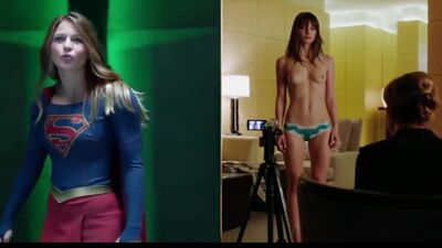 Melissa Benoist - Clothed Vs. Unclothed - Film nackt