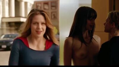 Melissa Benoist - Clothed Vs. Unclothed - Film nackt