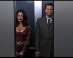 Jim Carrey Checking Out Krista Allen's Plots In 'Liar Liar' - Film nackt