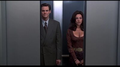 Jim Carrey Checking Out Krista Allen's Plots In 'Liar Liar' - Film nackt