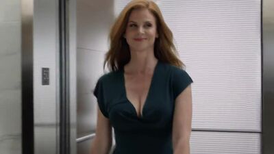 Sarah Rafferty topless - Suits