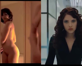 Scarlett Johansson nude - Clothed Vs. Unclothed