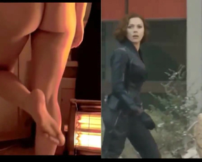 Scarlett Johansson nude - Clothed Vs. Unclothed