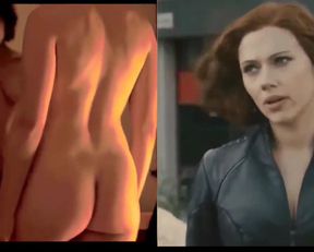 Scarlett Johansson nude - Clothed Vs. Unclothed