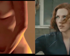 Scarlett Johansson nude - Clothed Vs. Unclothed