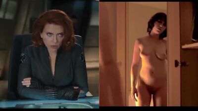 Scarlett Johansson nude - Clothed Vs. Unclothed