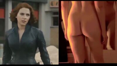 Scarlett Johansson nude - Clothed Vs. Unclothed