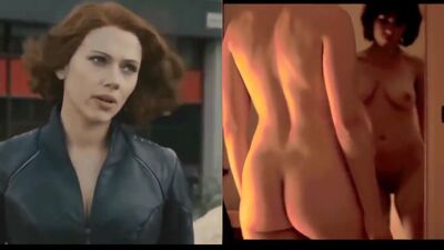 Scarlett Johansson nude - Clothed Vs. Unclothed