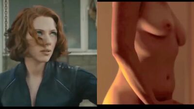 Scarlett Johansson nude - Clothed Vs. Unclothed