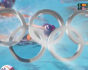 NBC Underwater Camera For Women's Water Polo - Film nackt