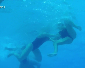 NBC Underwater Camera For Women's Water Polo - Film nackt