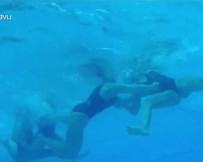 NBC Underwater Camera For Women's Water Polo - Film nackt