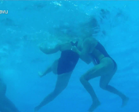 NBC Underwater Camera For Women's Water Polo - Film nackt