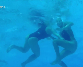 NBC Underwater Camera For Women's Water Polo - Film nackt