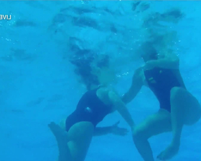 NBC Underwater Camera For Women's Water Polo - Film nackt