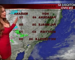 Weather Girl Janice Villagran Giving Us Some Firm, Tight Plots In The Morning. - Film nackt