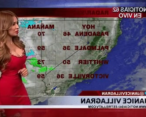 Weather Girl Janice Villagran Giving Us Some Firm, Tight Plots In The Morning. - Film nackt
