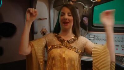 Alison Brie Pretending To Have A Group Sex On Community - Film nackt