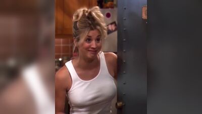 Kaley Cuoco Doing Her Best Jennifer Aniston Impression On The Big Bang Theory - Film nackt