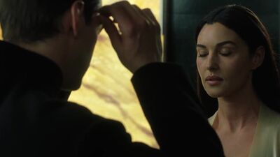 Monica Bellucci In The Matrix Reloaded - Film nackt