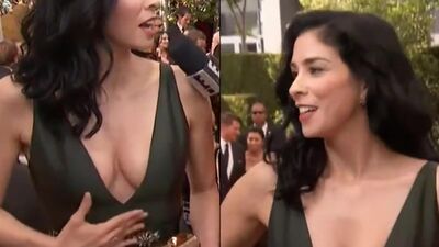 Sarah Silverman On The Emmy Red Carpet - Film nackt