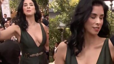 Sarah Silverman On The Emmy Red Carpet - Film nackt