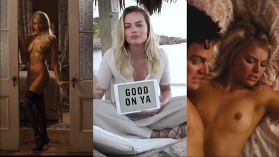 Margot Robbie - Clothed Vs Unclothed - Film nackt